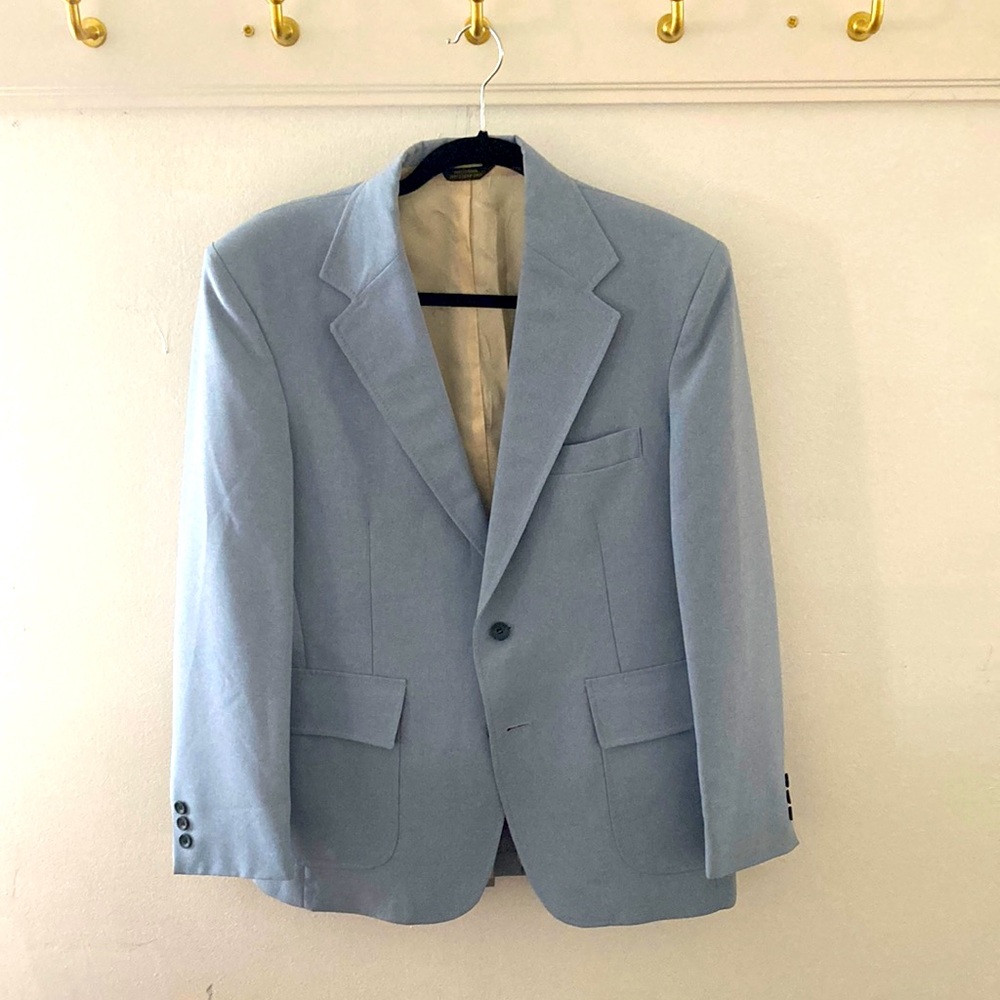 Levi’s Panatela Sportswear 40R Baby Blue Sports Jacket- Vintage!